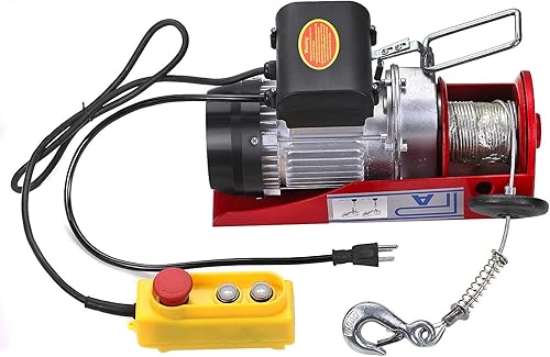 Miniatura 4 de LIMICAR Polipasto de 2200 libras sistema de polea de control remoto polipasto eléctrico de 110 V polipasto de garaje polipasto de techo duro para