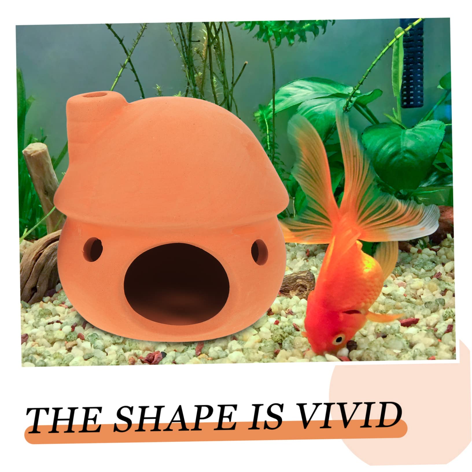 Mipcase 6stücke Aquarium Versteck Höhle Für Fische Und Garnelen Sichere Dekoration Für Aquarien Als Versteck Und Zuchtplatz Unterwasser Ornament Für Fischbecken