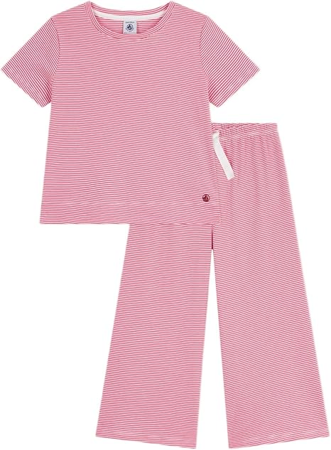 Petit Bateau HEART - Pyjama - marshmallow/terkuit/crème Petit Bateau HEART - Pyjama - marshmallow/terkuit/crème