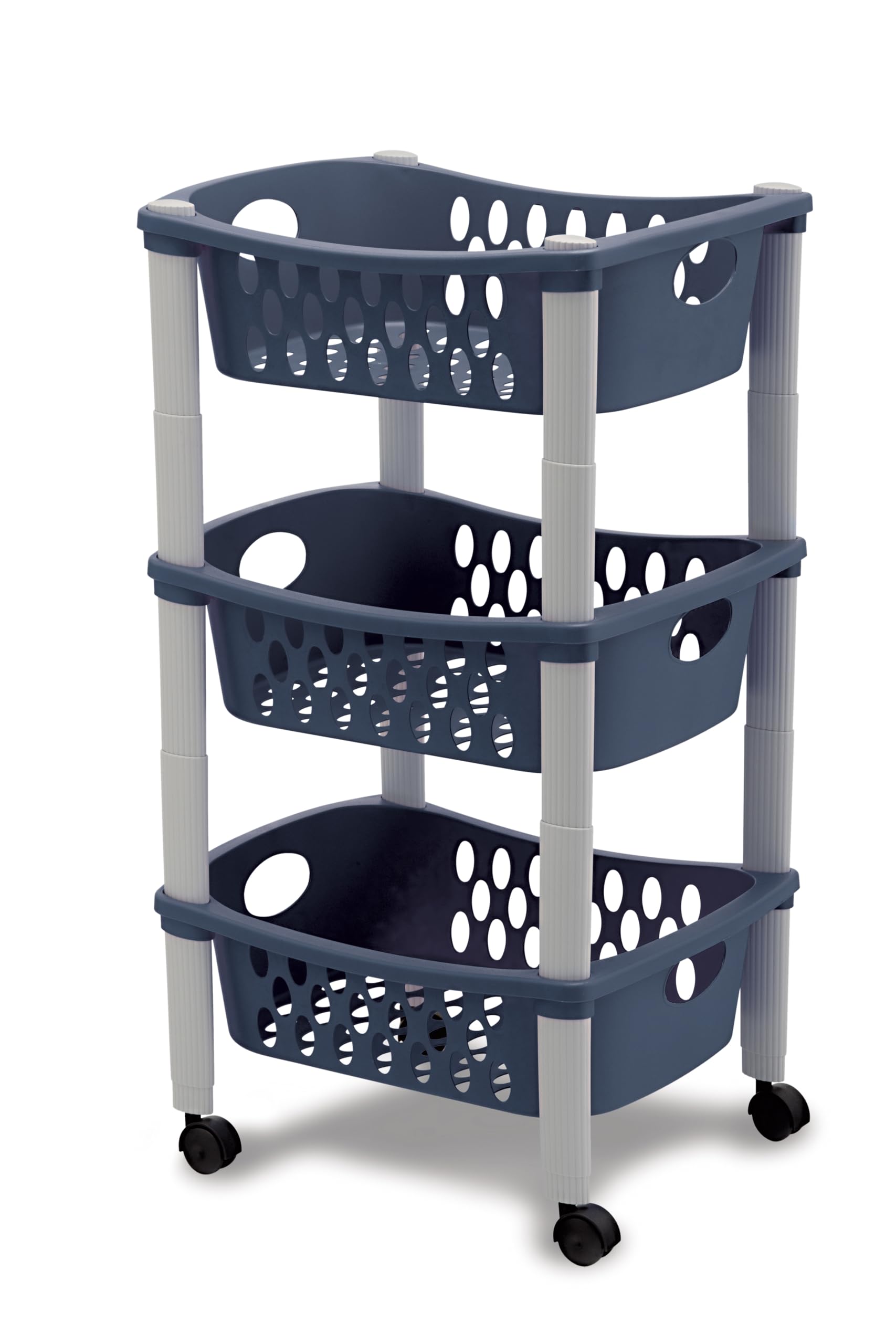 CARRELLO OTELLO A TRE PIANI BLU PALACE