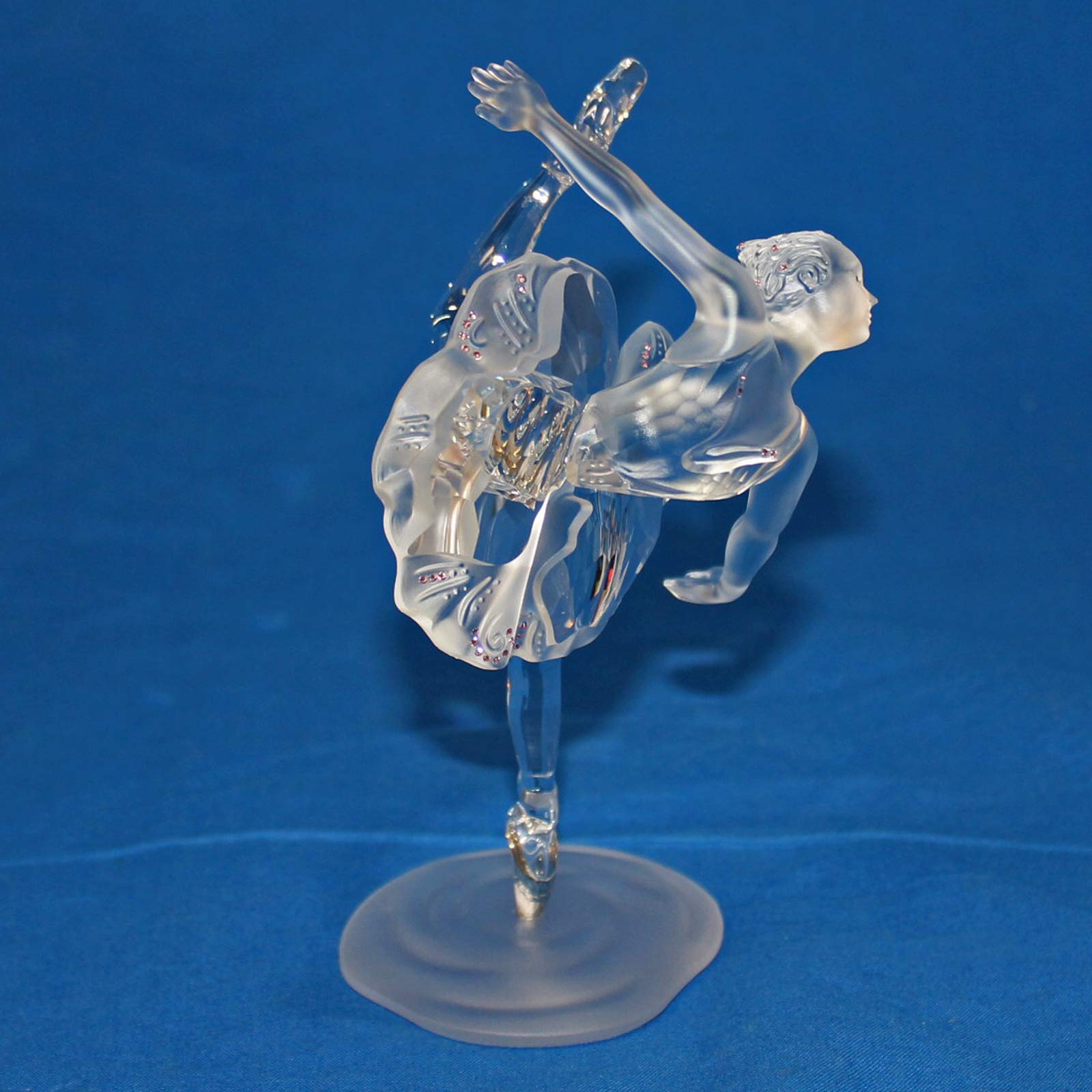 Oryginalna ozdobna figurka z kryształem Swarovski Silver Crystal Ballerina