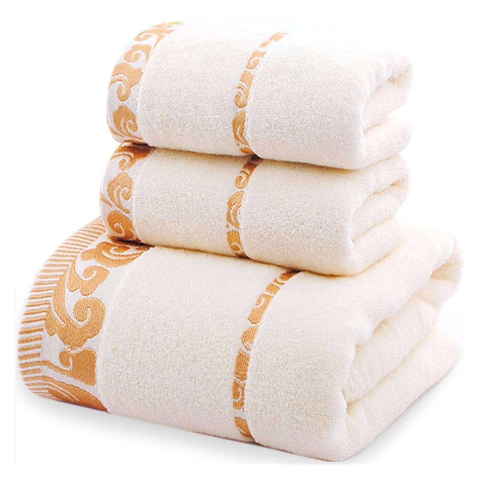 Toalla de Baño Toalla Toalla de Algodón de 3 Piezas Juego de Toallas de Baño Toalla de Baño 140X70Cm Toalla 35X75Cm Baño Doméstico,3 Piezas Azul Marino