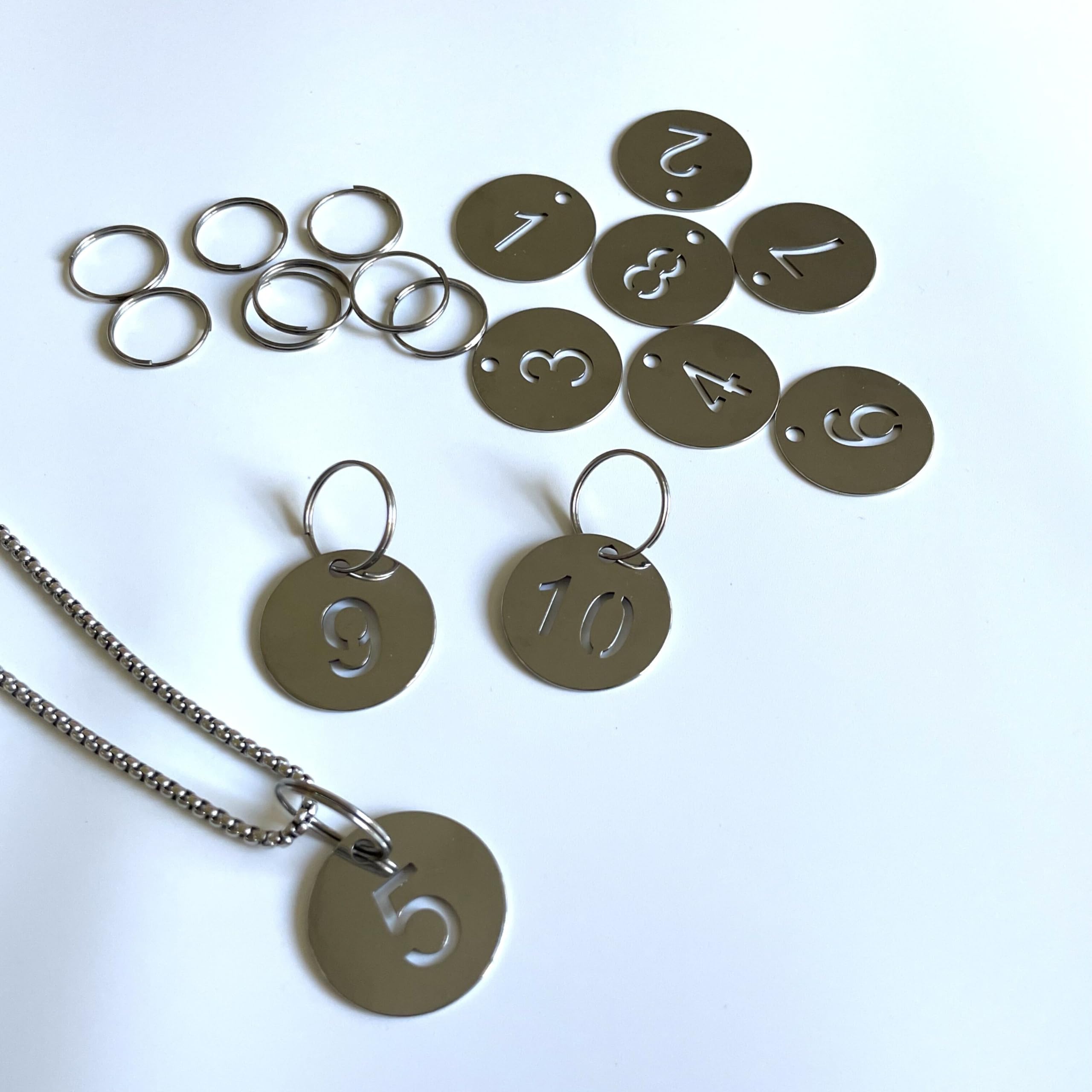 Operitacx 30 Pièces Plaque D'immatriculation En Acier Inoxydable