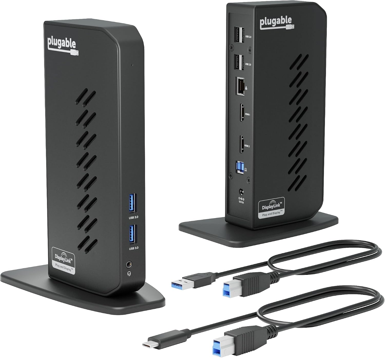 Dual 1080p HDMI Universal Docking Station | For USB-C & USB 3.0 Laptop, 10 Ports, Windows/ChromeOS Plug & Play, macOS Driver Required (UD-3900Z)