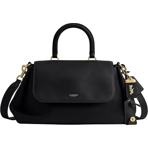Coach Slouchy Rogue Top Handle Bag, B4/Black