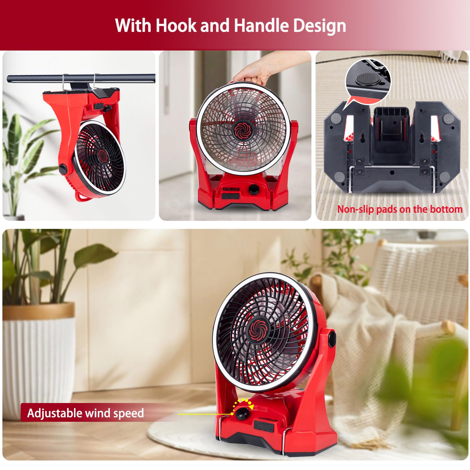 Ventilateur De Camping Portable Ventilateur De Camping Avec Charge Usb
