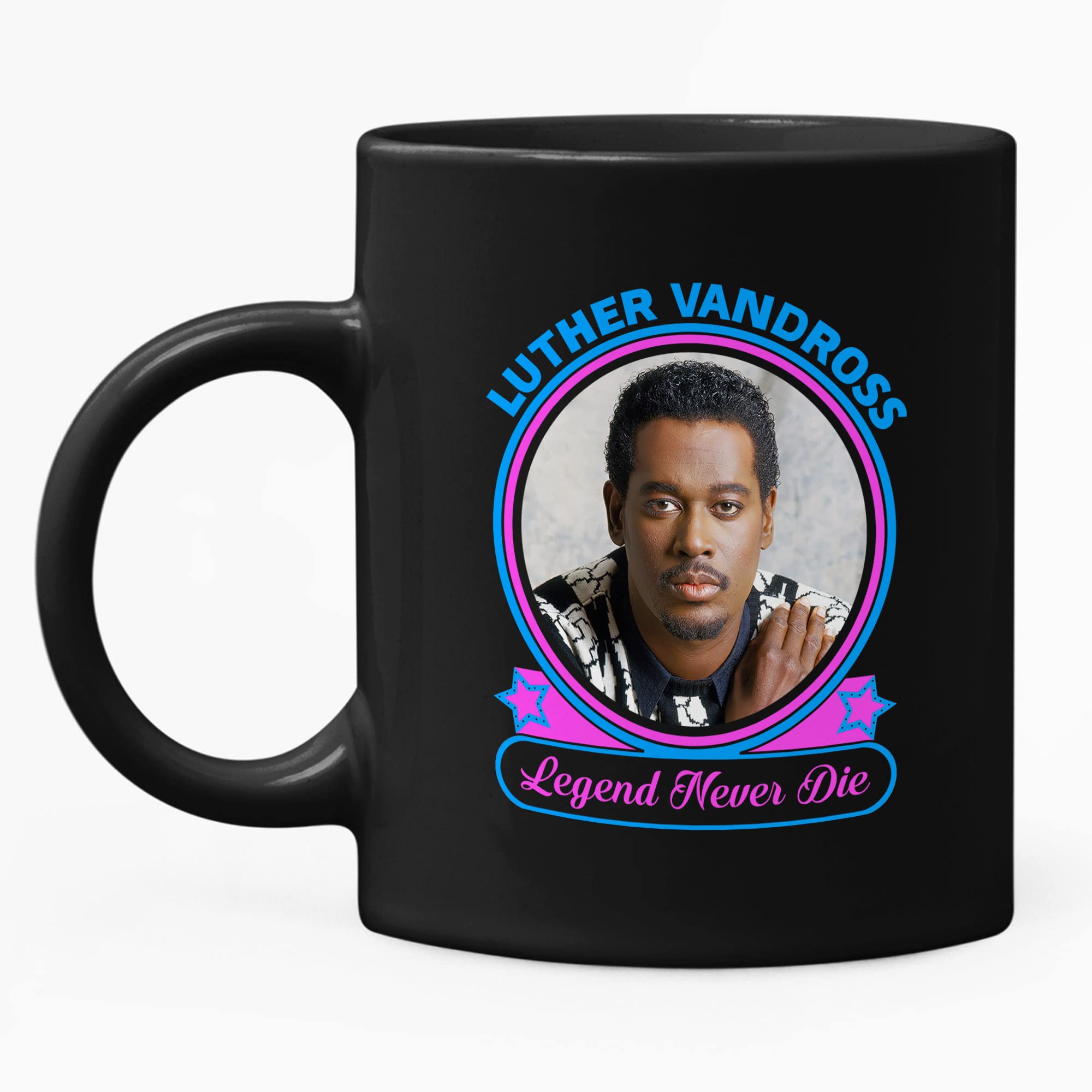 APSRA Design Singer for Luther Vandross Mug 11 Oz