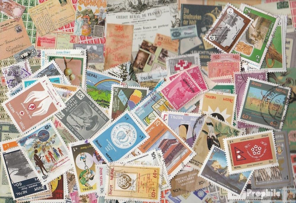 Nepal 100 ró?ne Znaczki (Znaczki dla kolekcjonerów)