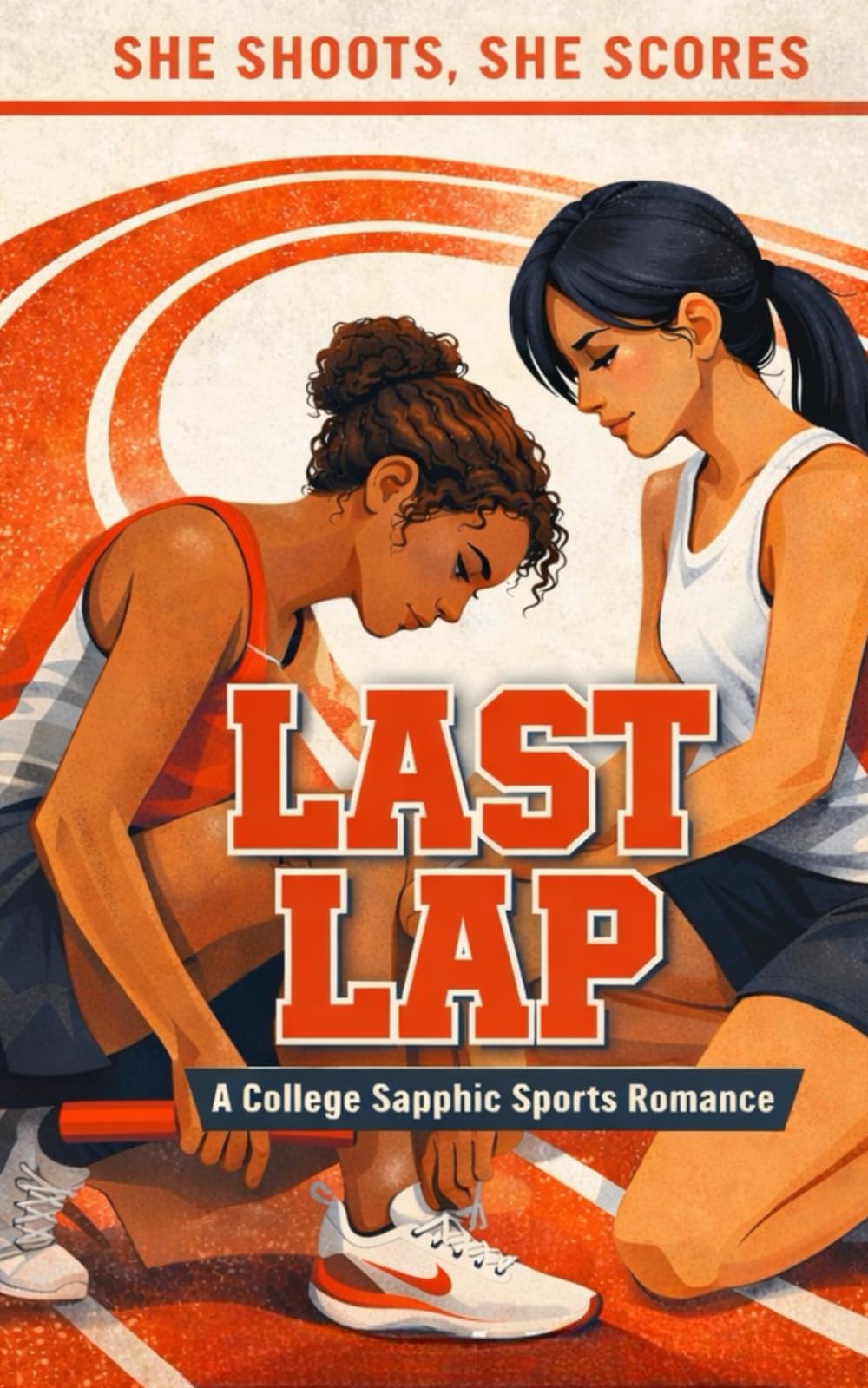 Last Lap: A Friends to Lovers College Sapphic Sports Romance (She Shoots, She Scores: A College Sapphic Sports Romance Series)