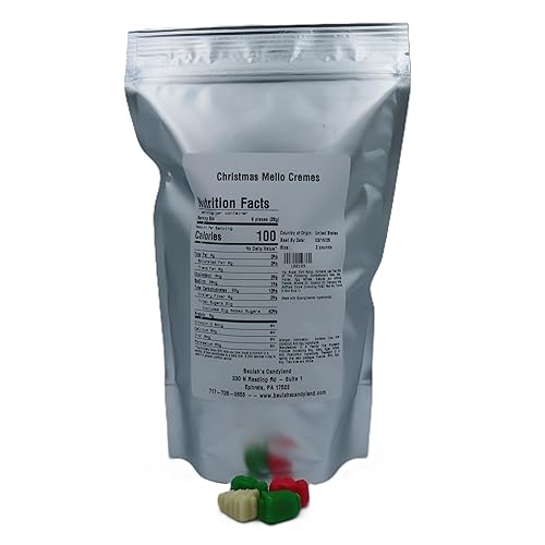 Miniatura 2 de Beulah's Mezcla de mellocreme navideña, paquete de 2 libras, 180 piezas de caramelo