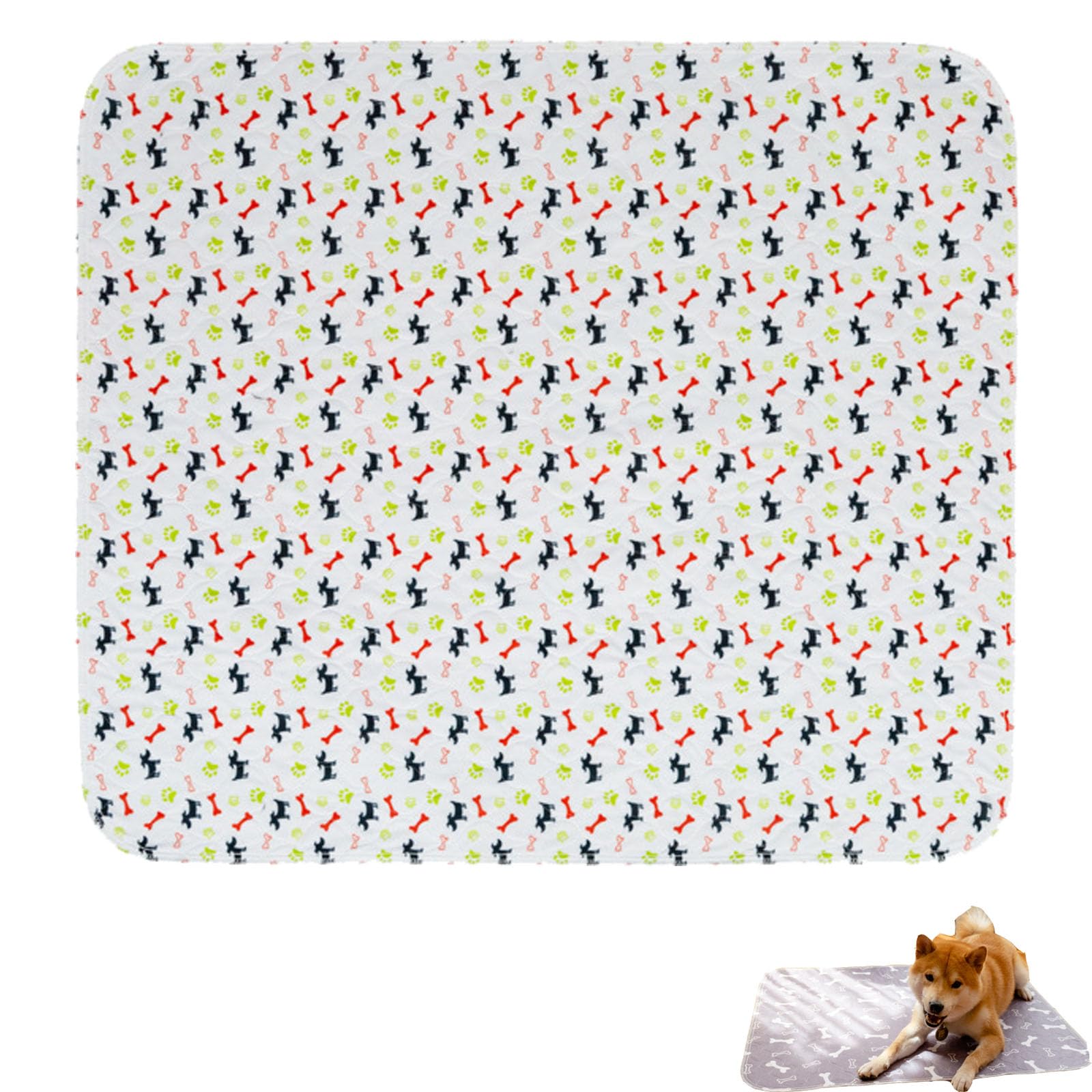 Puppy Pad Reusable Pee Pad,Puppy Pad Reusable,Puppy Training Pads,Puppypad Reusable Pee Pad,Puppy Pads with Super Absorbent (70*80,White)