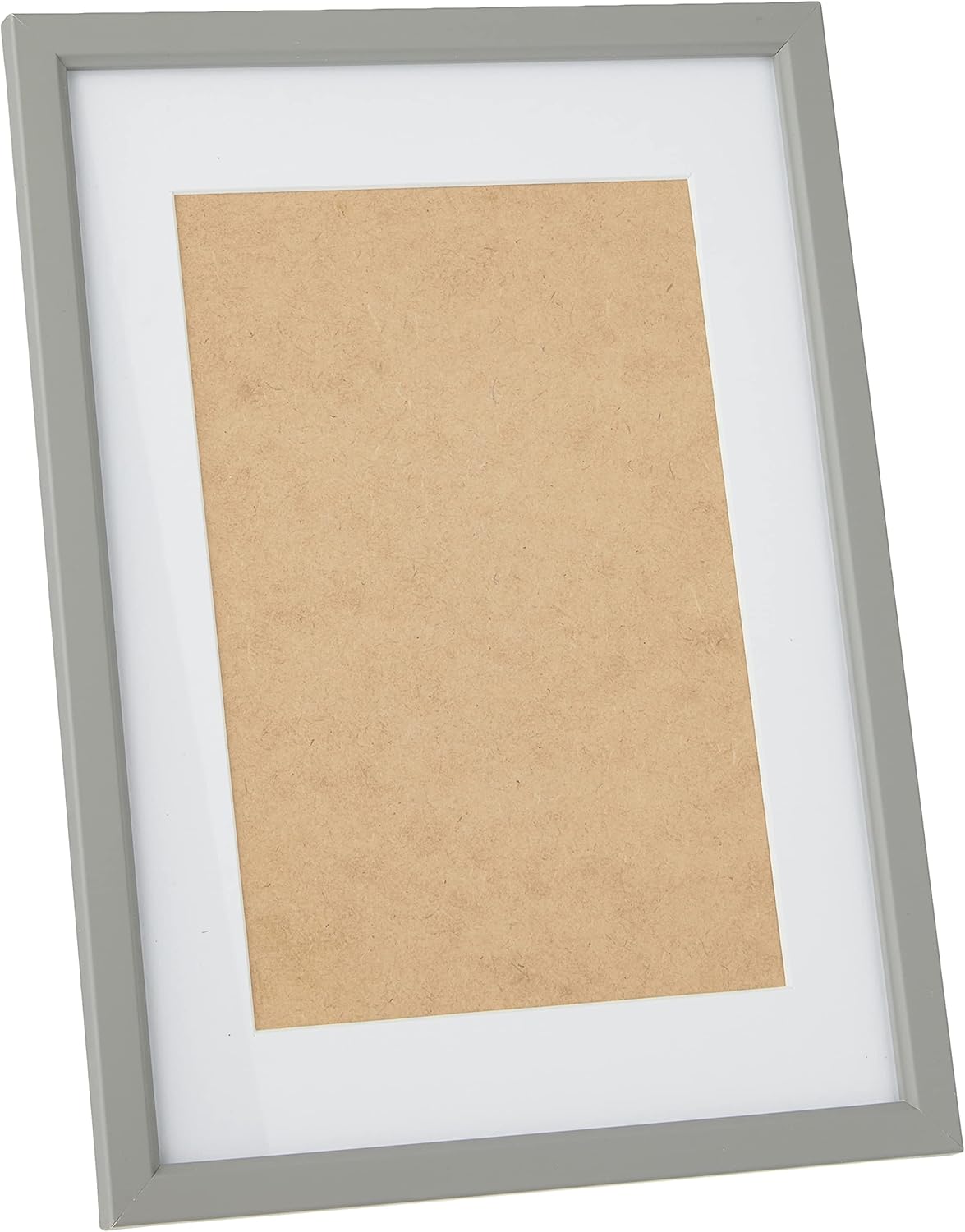 Frame Company Drayton Range A4 Grey Picture Photo Frame with White