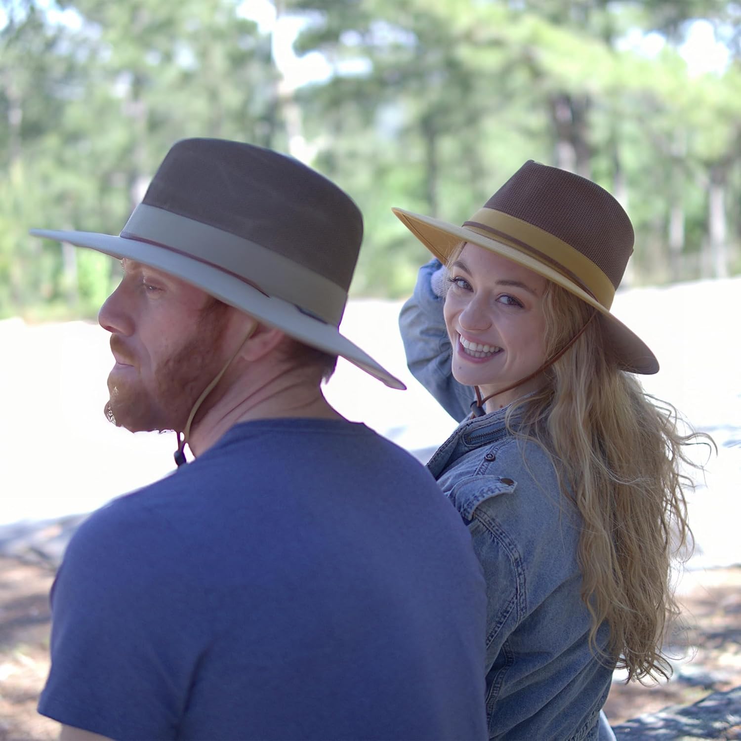 Bouie Safari Sun Hat - UPF 50+, Water-Repellent Wide Brim Bucket Hat for Hiking, Fishing