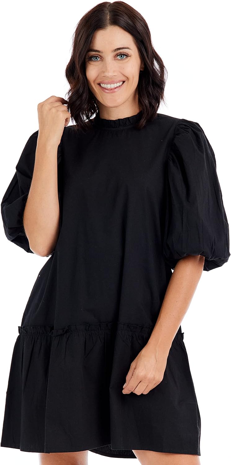 Mud Pie Womens Mud Pie Women's Milan Flounce Dress - Image 3