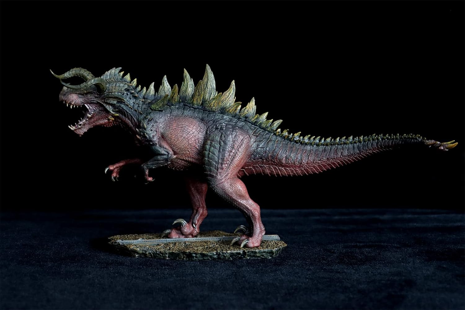 Nanmu Mordred Figure The King of Disaster Tyrannosaurus Rex Figure T-Rex Trex Dinosaur Model Realistic Animal PVC Collector Decoration Gift for Adult (172008DX(Red))