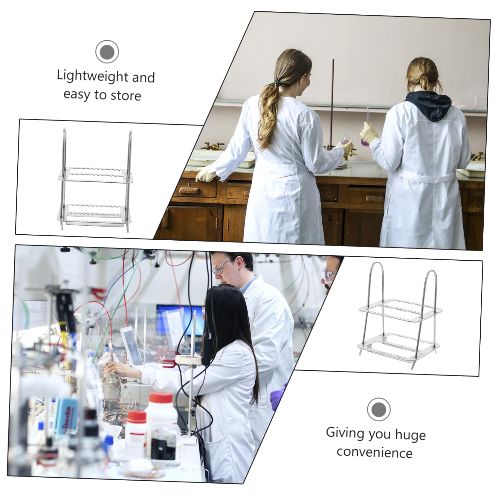 Microscope Slide Rack Diy Glass Slides For Microscope FUNOMOCYA Positions Microscope Slides Rack ...