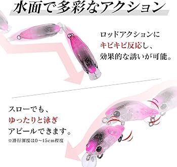 エリア/管釣りルアー ワレットケース 交換バーブレスフック付 エリア/管釣りルアー ワレットケース 交換バーブレスフック付