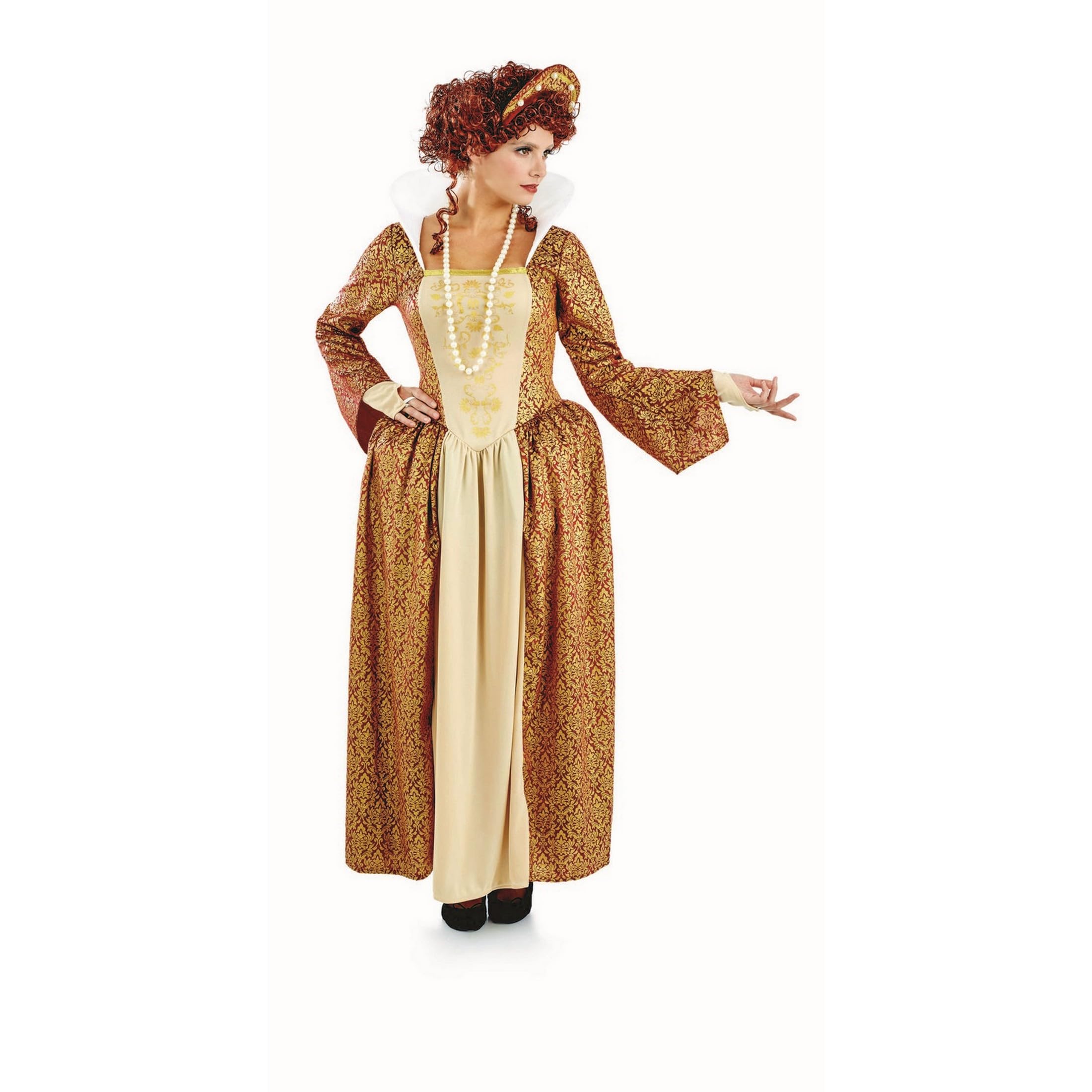 Fun Shack Costume Principessa Medievale Donna, Costume Dama Medievale Donna, Abito Medievale Donna, Costume Carnevale Medievale Donna, Vestito Medievale Donna