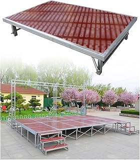 Foldable Stage Platform, Portable and Durable, for Indoor and Outdoor Events and Performances