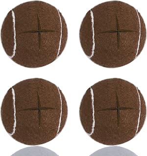 Premium Precut Tennis Balls Walkers 4 Pcs Balls with Precut Opening for Easy Installation,Walker Accessories for Seniors Fit Most Walkers,for Furniture Legs and Floor Protection