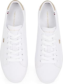 Sneaker con Suela Vulcanizada Mujer Canvas Lace Up Elegante3