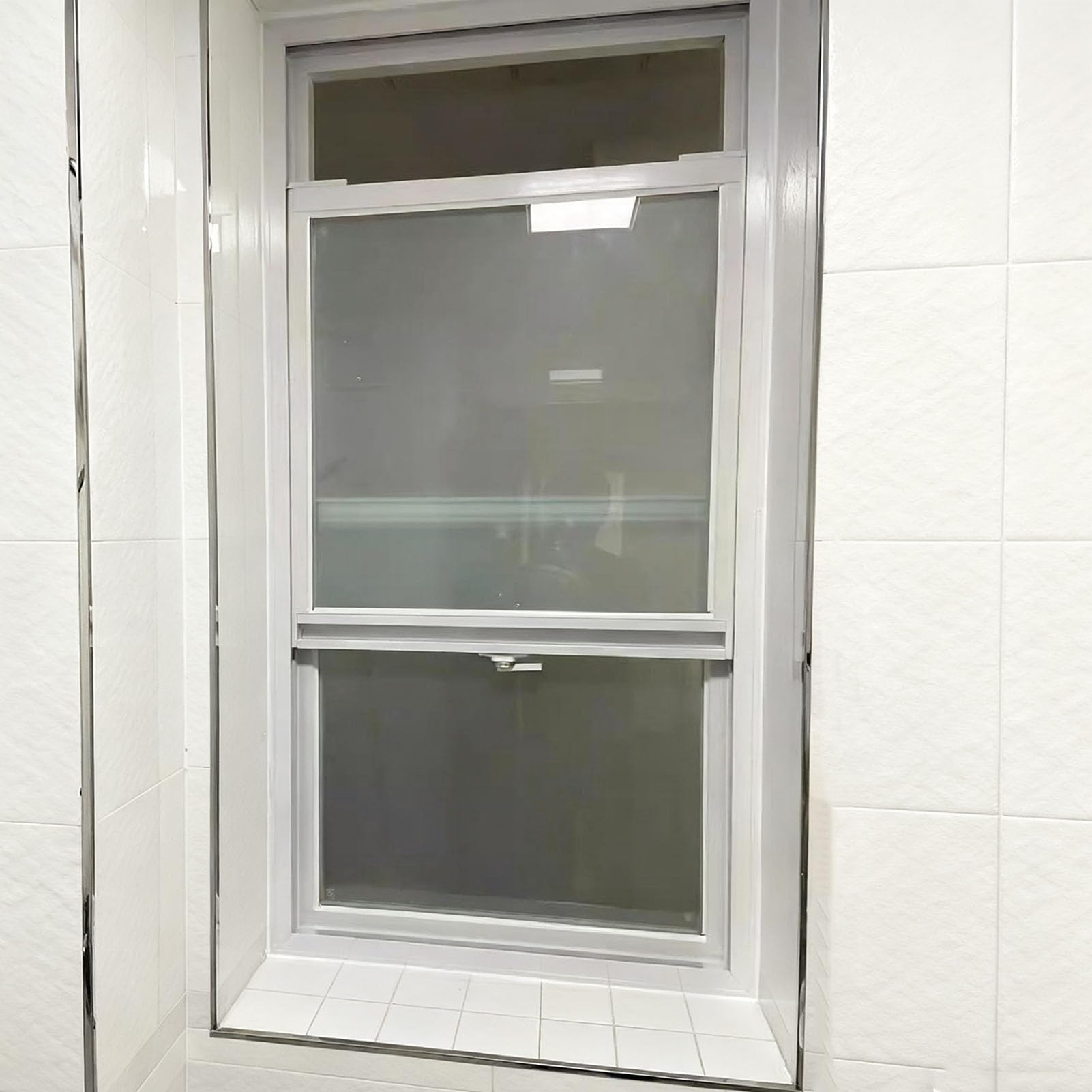 Ventana deslizante esmerilada de repuesto para baño y dormitorio de 30,5x61
