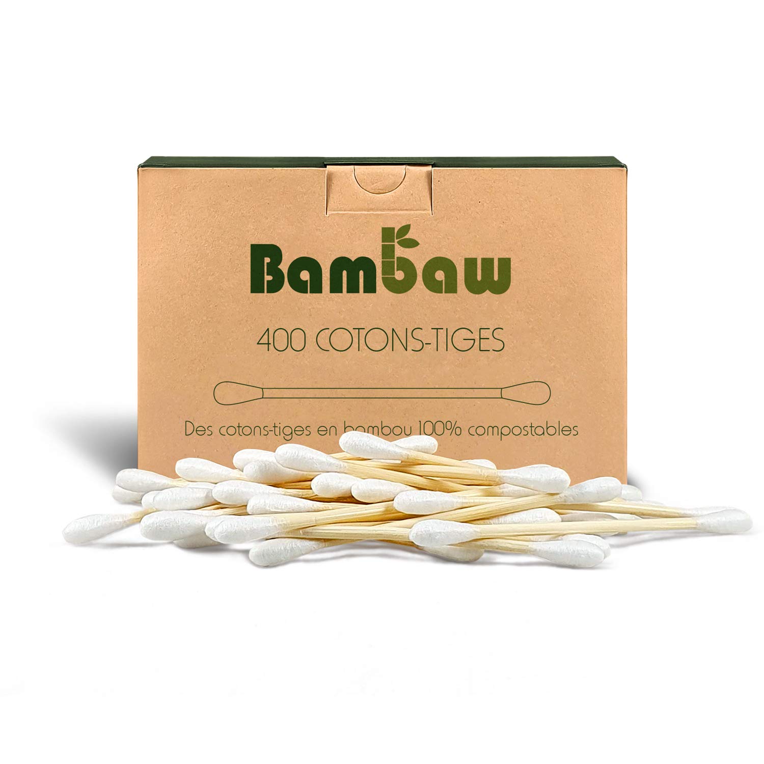 Bambaw 400 bambusowych patyczków higienicznych
