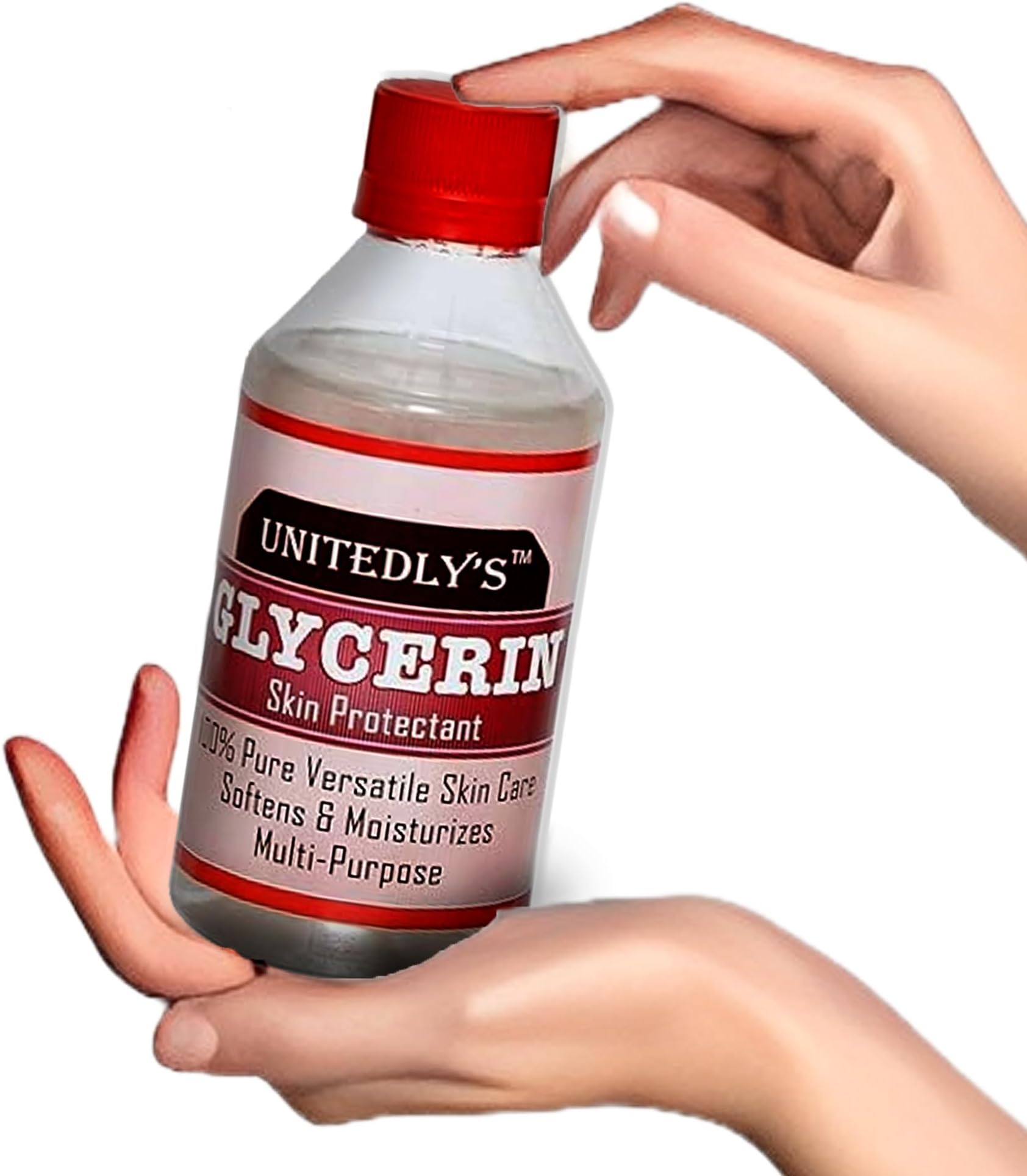 Unitedlys® Pure Glycerin/Glycerine Liquid 200g | Vegetable Glycerine for Face Beauty & Skin Care | Hydration & Moisturizing Formula | Beauty & Skin Care Essential
