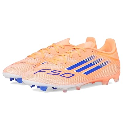 adidas F50 League Firm Ground Soccer Cleats Soccer Shoes Beam Orange/Lucid Blue/White