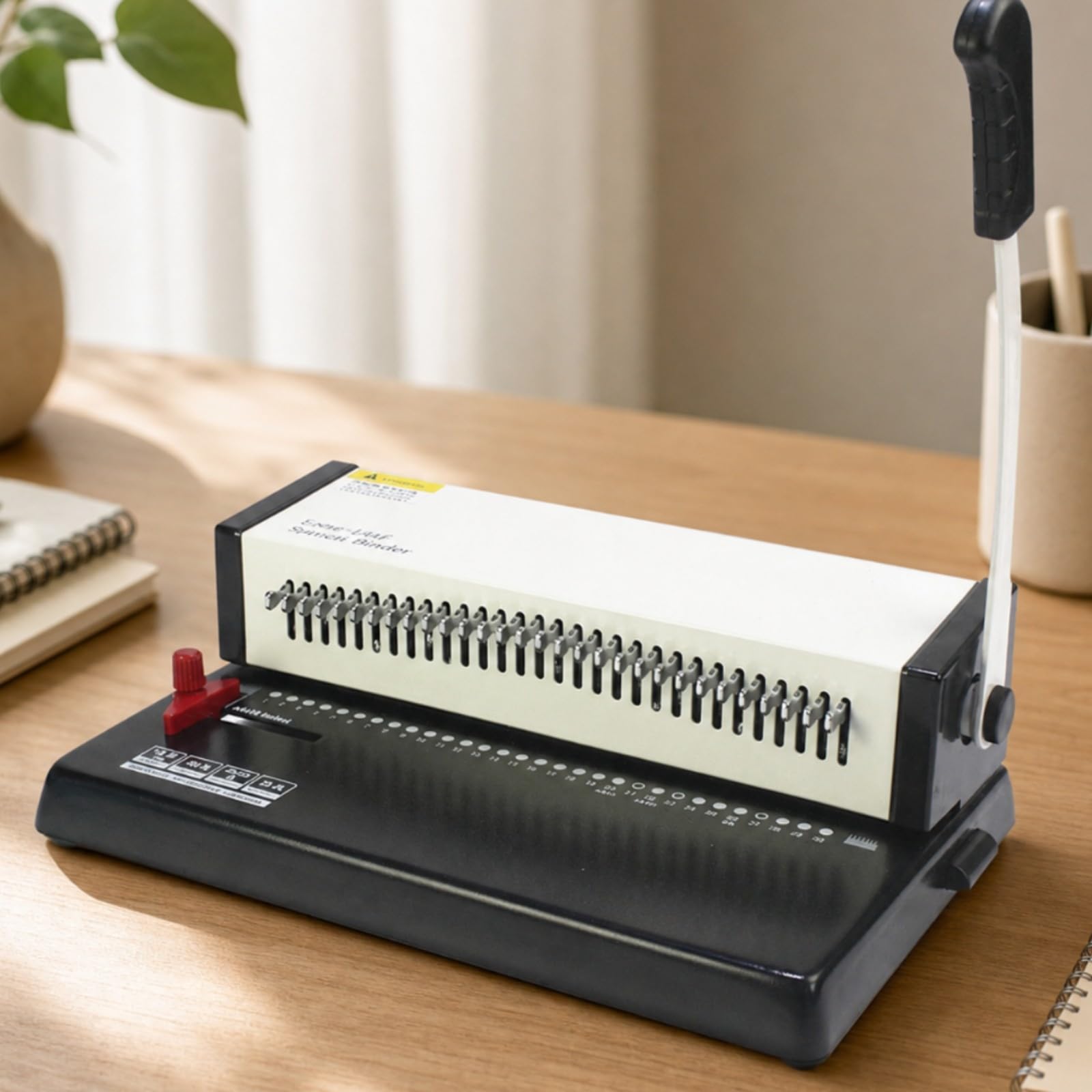 Perforre a Leviera Tavolo | Compatta, Perforatrice a 30, Resistente, Perforre per carte Mobili, Ufficio, Scuola