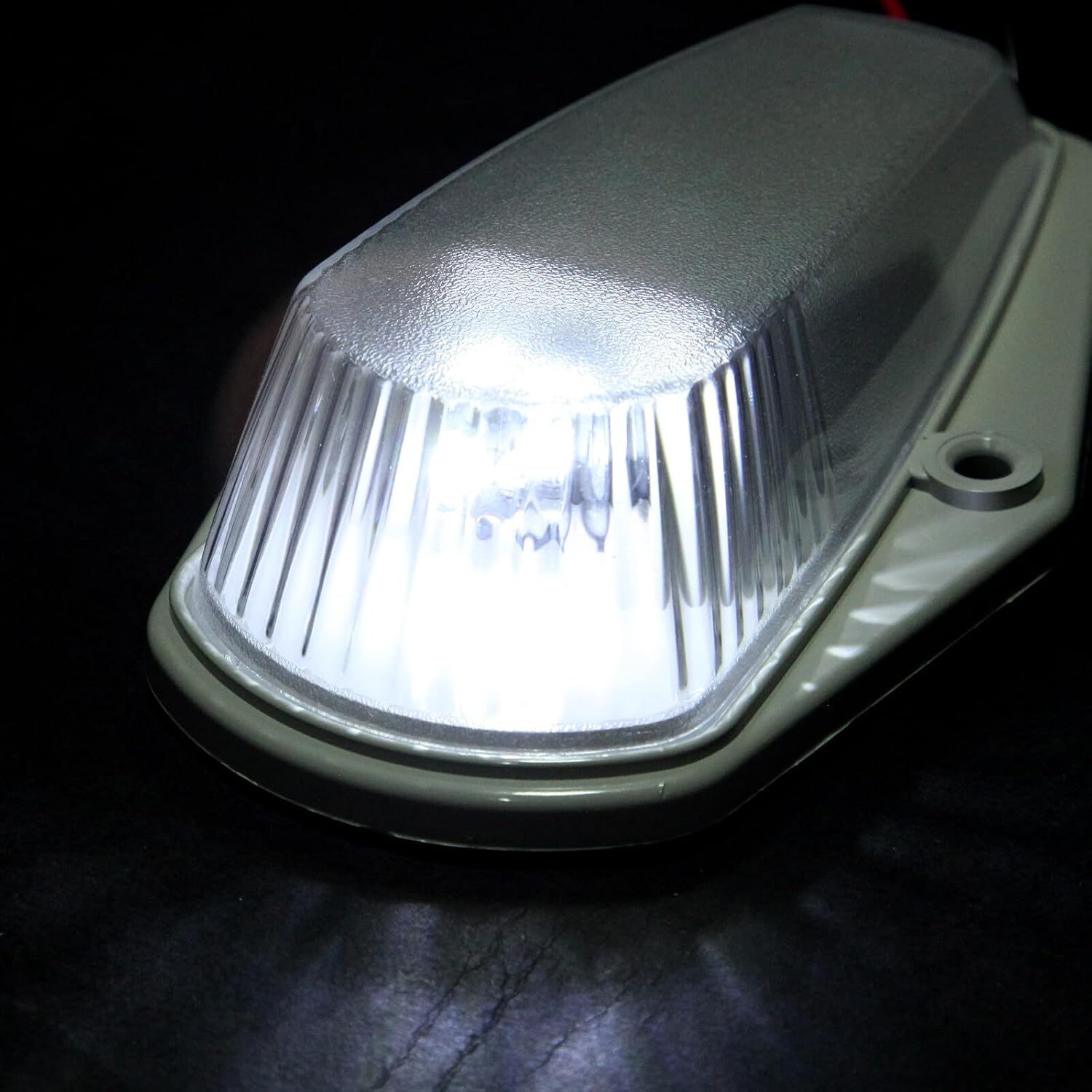 5 x Cab Marker Light,Clear Cover Cab Roof Running Lights Top Clearance Running Lamps Assembly Replacement fit for 1980-1997 For Ford For F150 For F250 For F352 Super Duty Truck Light
