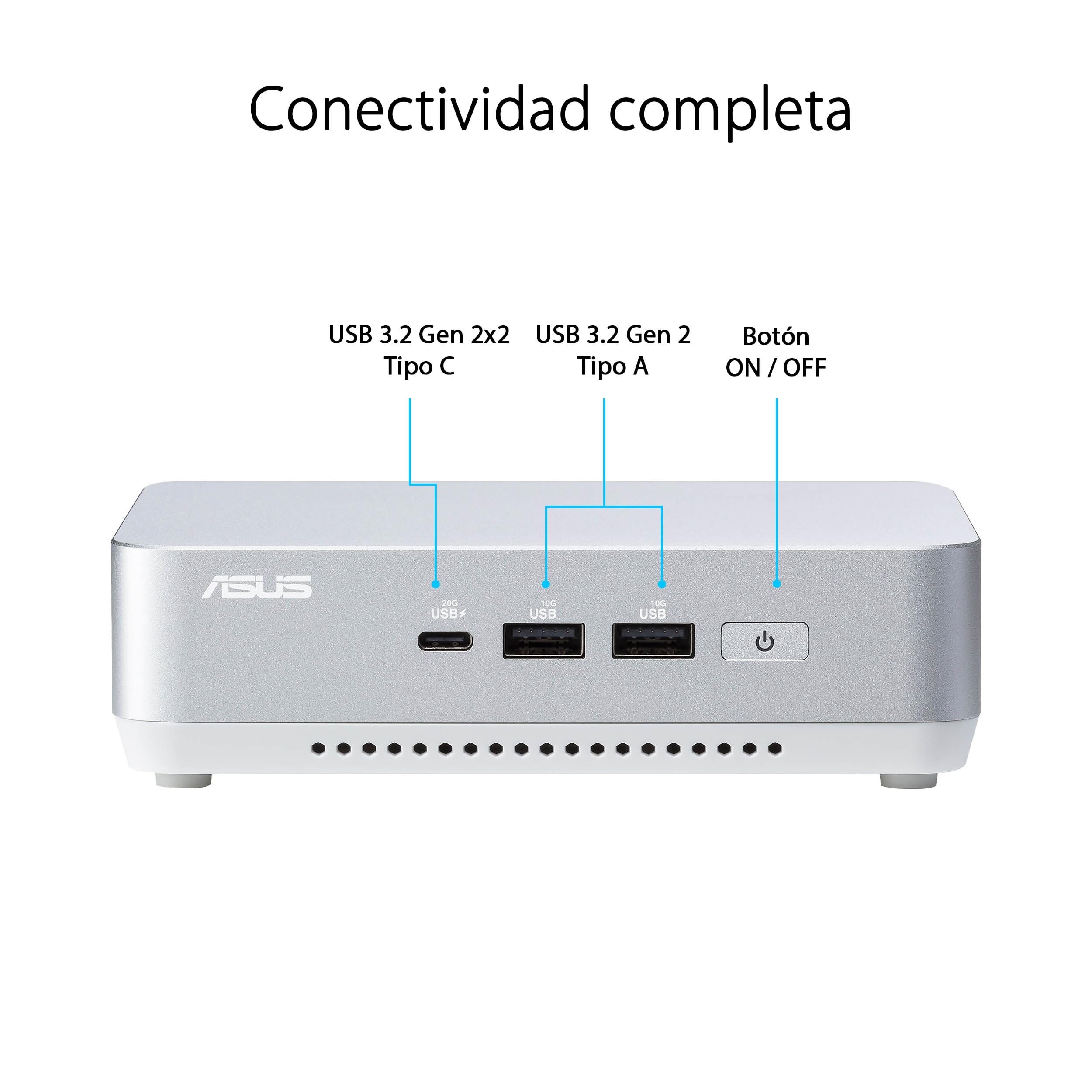 ASUS NUC 14 Pro+ - Ordenador de sobremesa Barebone (Intel Core Ultra 9 185H, Intel ARC Graphics, sin Memoria, sin Almacenamiento, sin SO, Incluye Cable de alimentación)