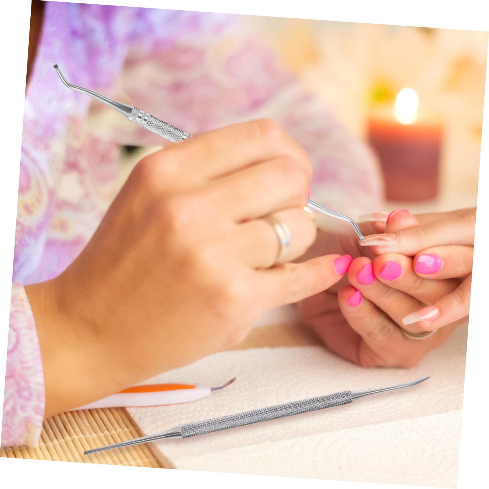 NULYLU 3sets Ingrown Toenail Tool Stainless Steel Kit Toe Nails Tools for Clean and Tidy Fingernails 3pcs*3