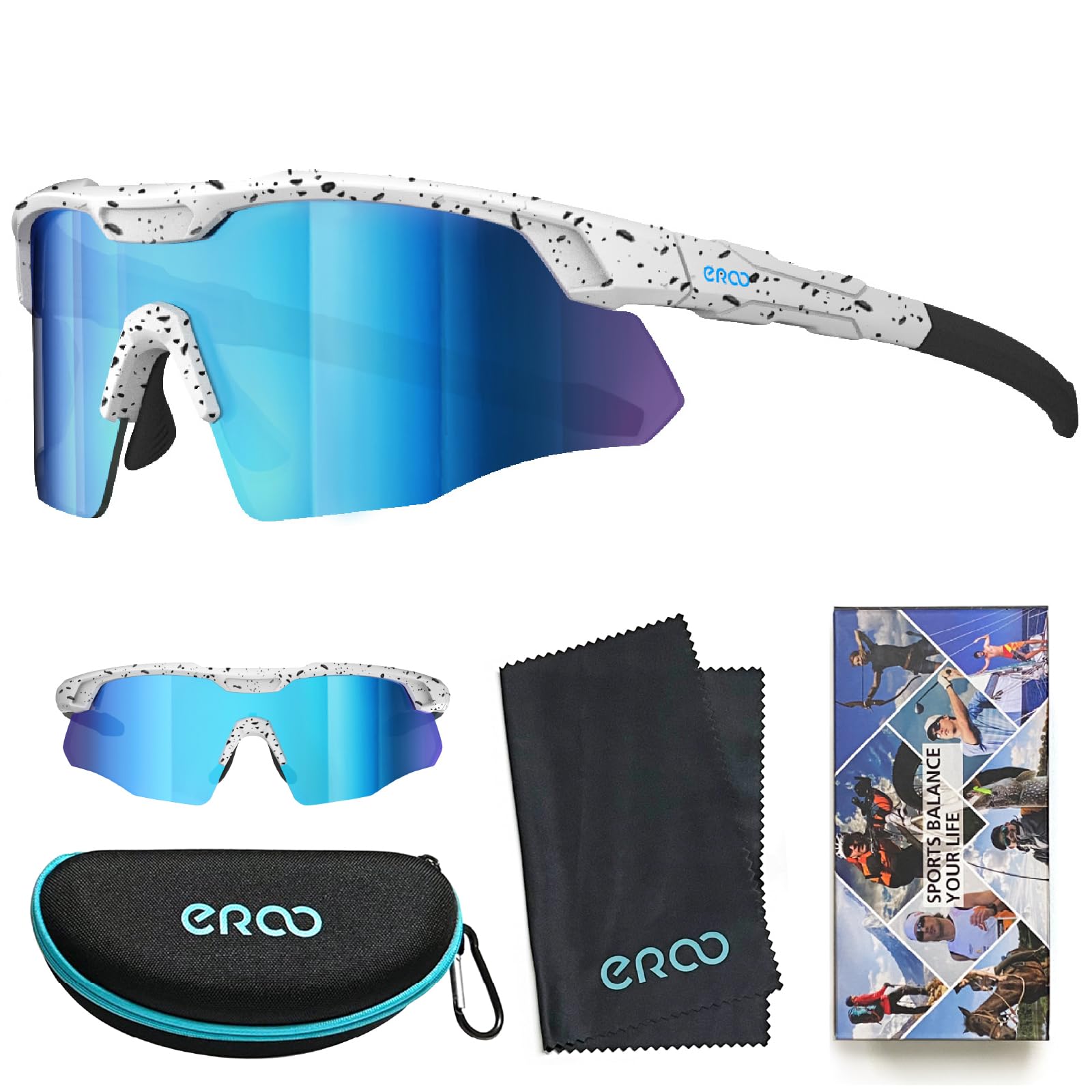 S598 Lunettes de soleil de cyclisme enveloppantes pour hommes et femmes, course à pied, randonnée, sports de plein air