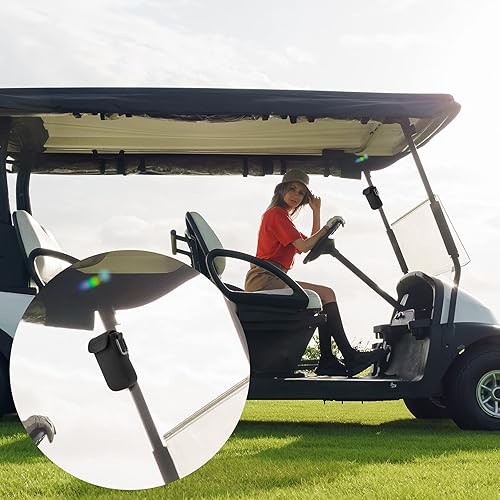 Miniatura 6 de Xxerciz Soporte magnético para teléfono para carrito de golf, accesorios organizador de accesorios con mosquetón para carrito de golf, camión,