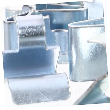 10pcs Pilaster Shelf Clips Cabinet Shelf Clips Shelving Brackets Clips Cabinet Shelving Clamps Metal Shelving Metal Shelf File Cabinet Support Clips Iron Metal Cabinet Thicken