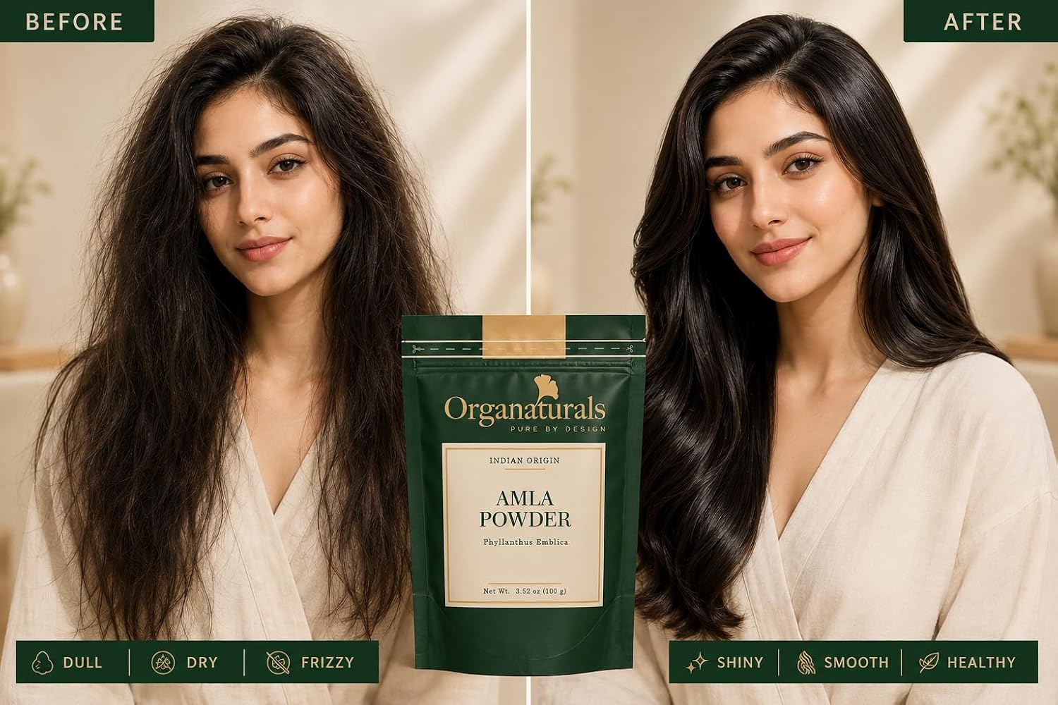Amla Powder 100g Pure Indian Gooseberry for Hair Care Promotes Stronger, Healthier Hair Perfect for Masks & Deep Conditioning