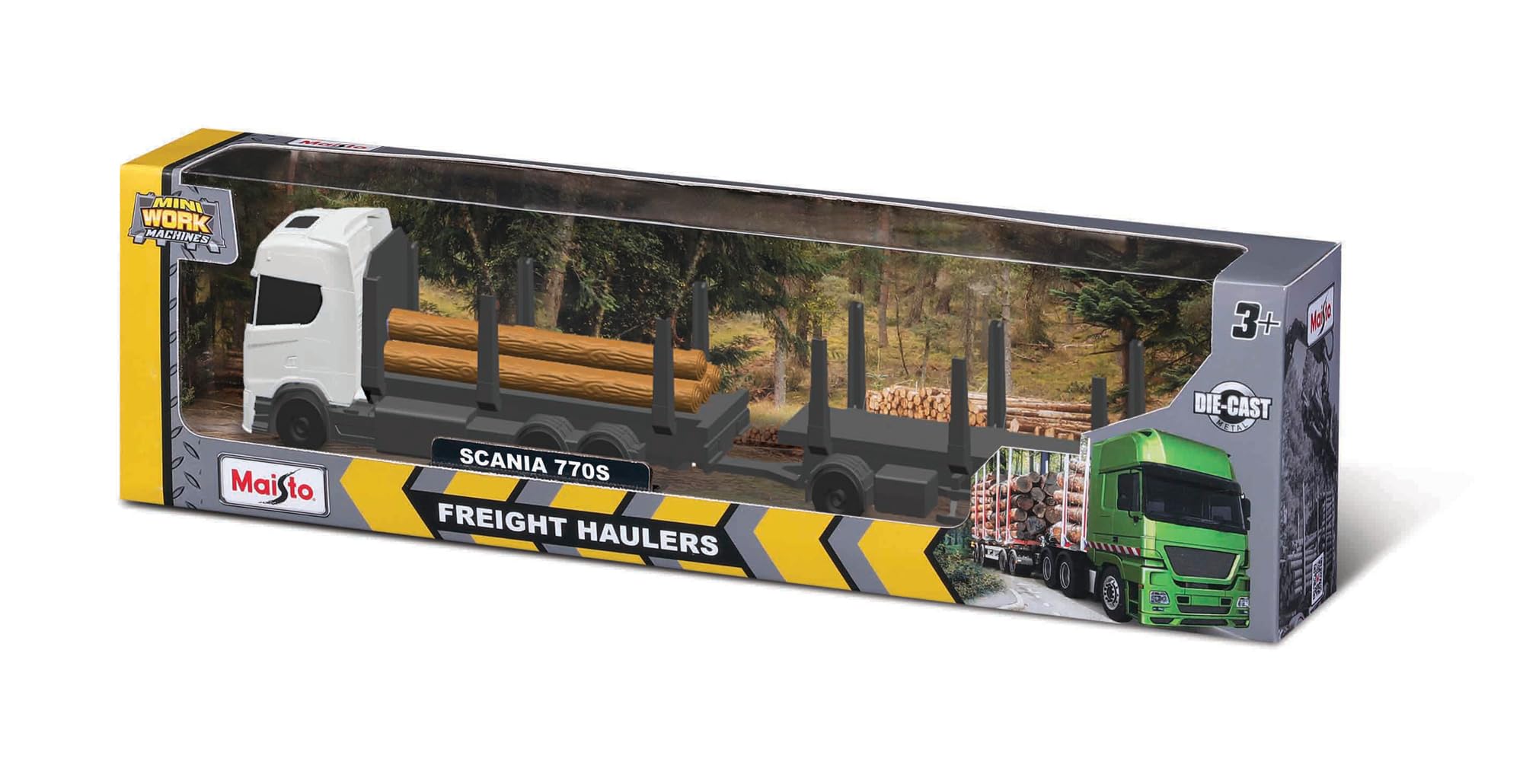 Maisto Mini Working Machines FREIGHT HAULER VOLVO FH16 ASSORTMENT – Incredibly Detailed Die-Cast Replica Collectible Model