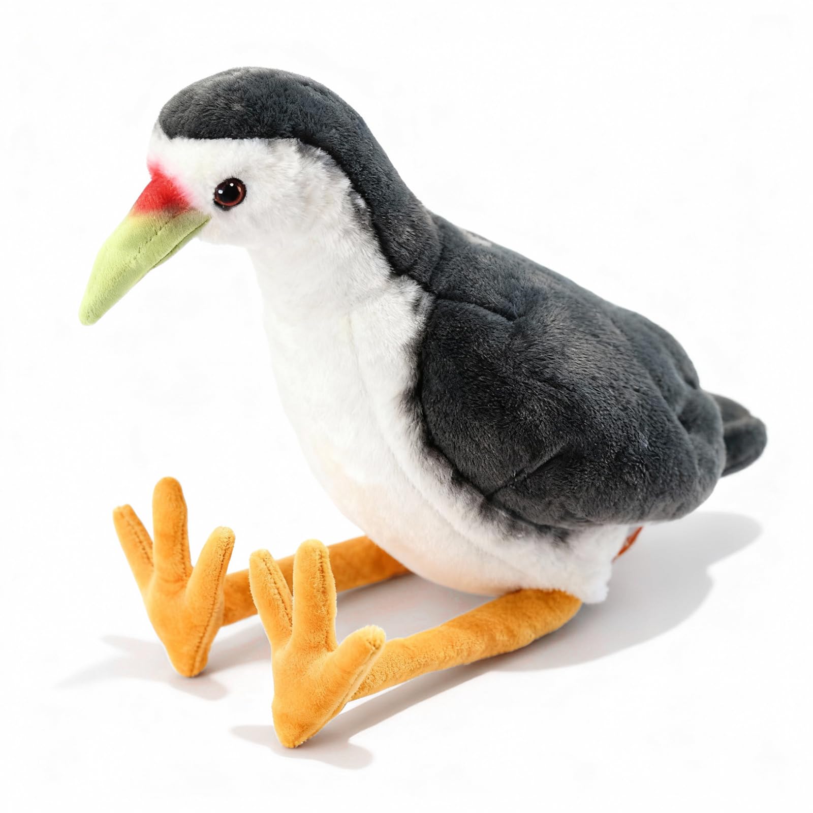 PuffPurrs White-breasted Waterhen Plush – Lifelike 17in Wetland Bird Toy, Realistic Waterbird Plush Gift for Wildlife & Nature Lovers — image 1