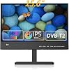KCR 15.6 Inch 1080P Freeview Cable TV,Digital DVB-T2 Tuner,AV Input,HDMIVGA,USB Slot,Remote Control,Car 12 Volt or Mains Power