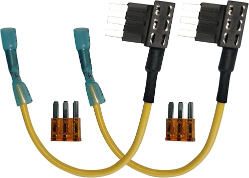 Precision Upfit Micro3 ATM Add-A-Circuit Fuse Tap - Holder Link for Automotive Applications - Easy Installation for Adding Circuits, Compatible with Car and Truck FuseBoxes | 5-Amp Fuse Included