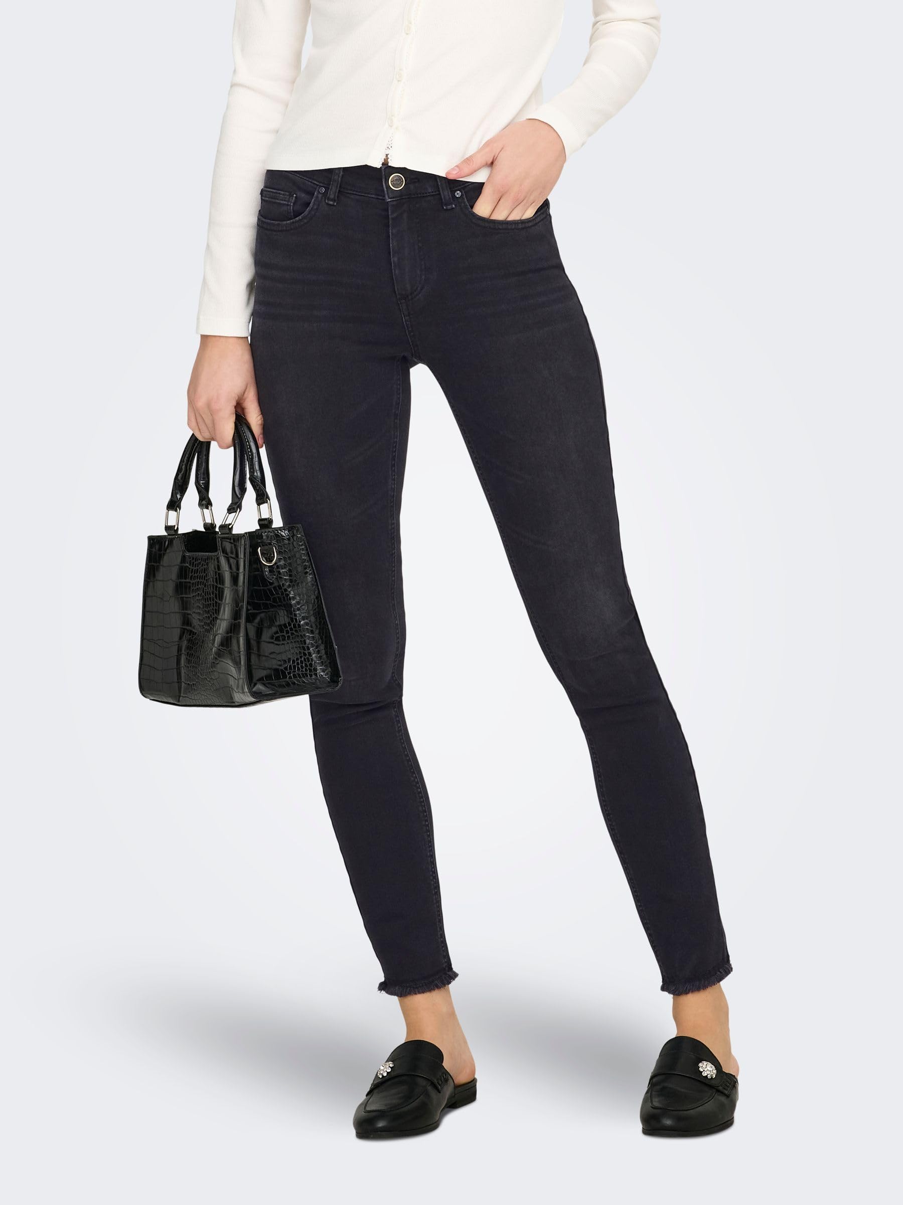 ONLY Onlblush Mid Ank Rw Rea1099 Noos - Dżins Kobiety