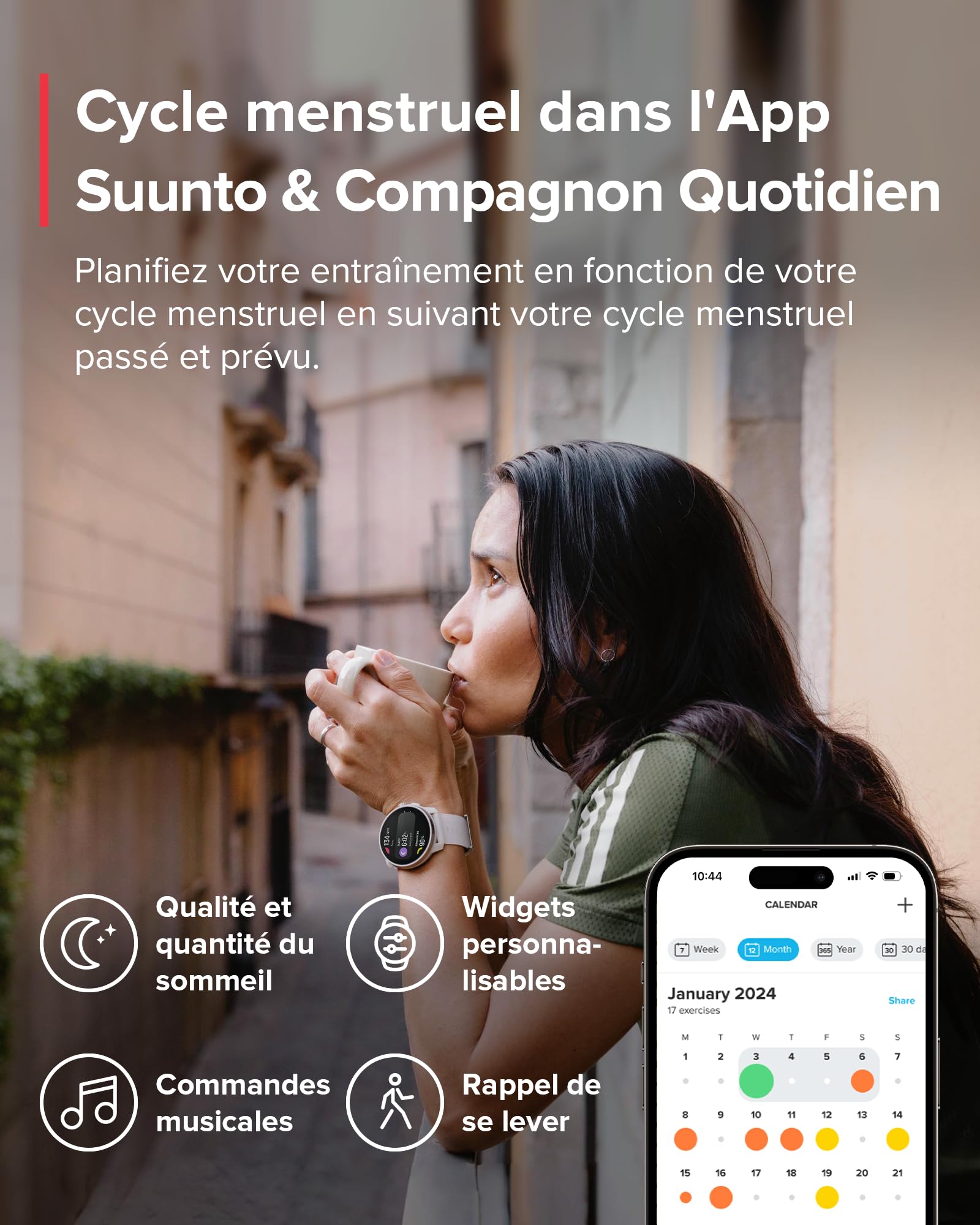 SUUNTO Race S Montre Sport Femme Homme, Tracker d'Activités GPS Running, Bi-Band GNSS, Carte Hors Ligne, Écran Tactile AMOLED, Smartwatch Cardiofréquencemètre Podomètre Altimètre, 13 Jours d'Autonomie