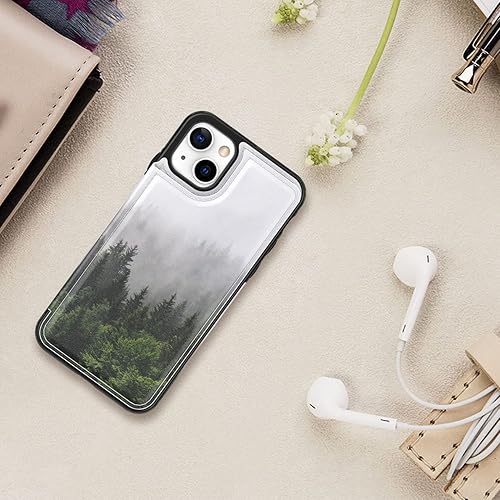 Miniatura 7 de LETO Funda para iPhone 15 con tapa tipo cartera de cuero, diseño de flores de moda, ranuras para tarjetas, función atril, funda protectora para