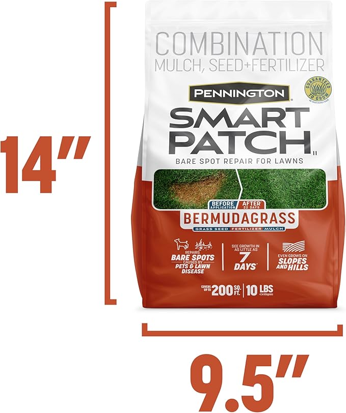 Pennington Smart Patch Bermudagrass 10 lb Reparación de Parches miniatura 3