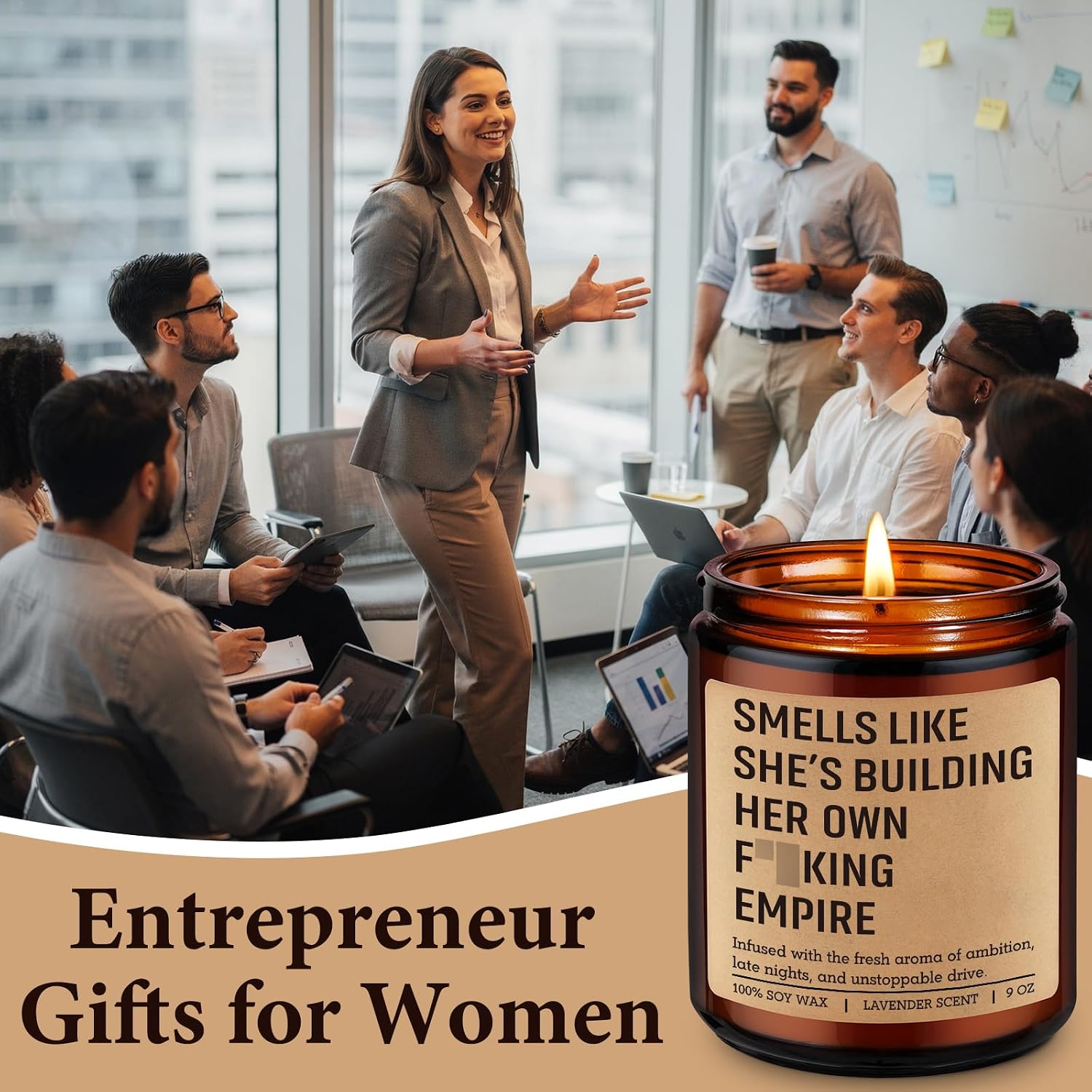 Miracu Candle, New Business Owner Gifts for Women, Boss Grand Opening Ideas image 4