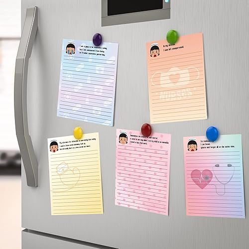 Vista 34 de Chinco 8 blocs de notas divertidas para enfermeras, notas adhesivas para enfermeras, autoadhesivos, sarcásticos, suministros de oficina