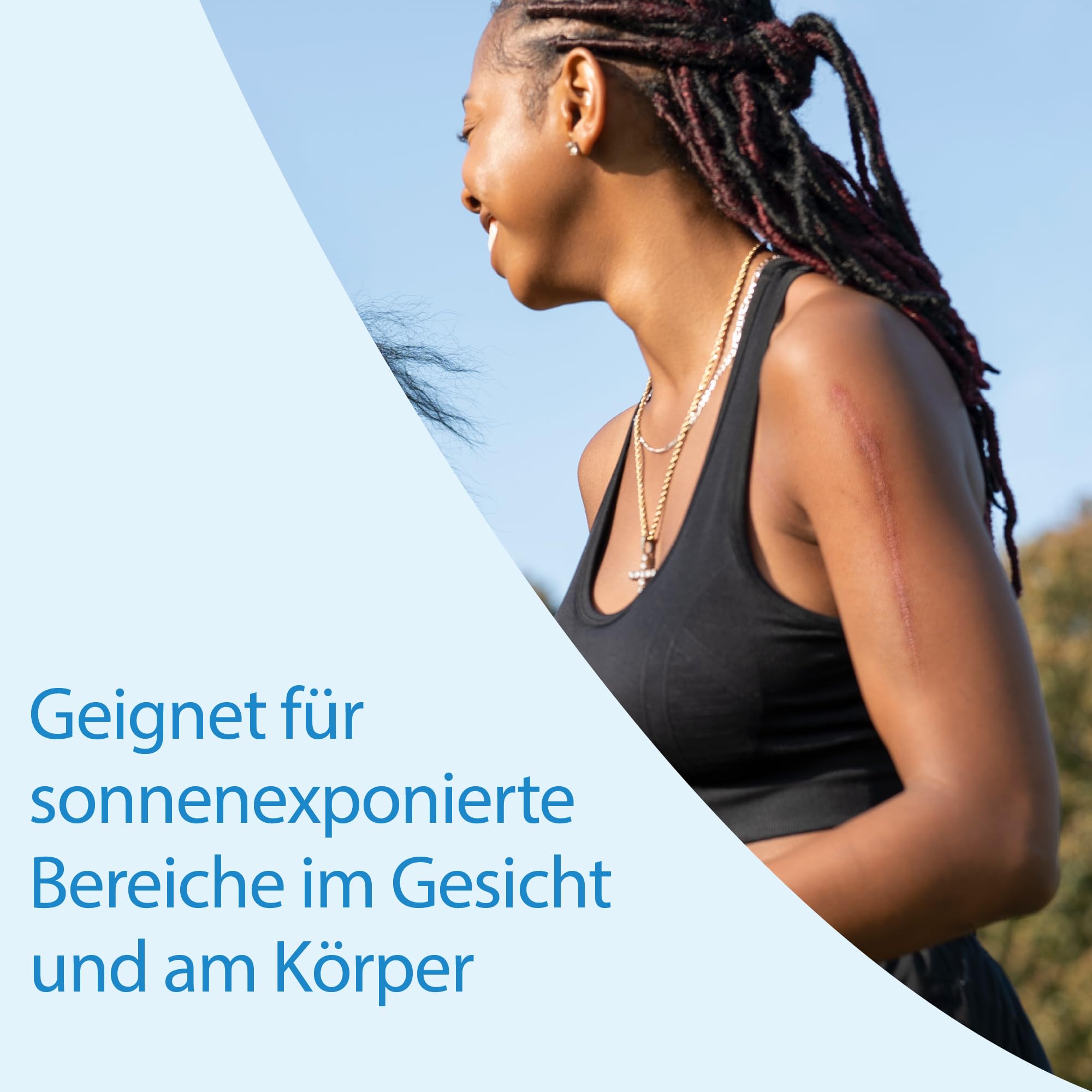 KELO-COTE UV SPF30 Silikon-Narben-Gel 6g mit Sonnenschutz, für chirurgische Narben, erhabene, wulstige Narben wie hypertrophe Narben und Keloide, Verletzungen