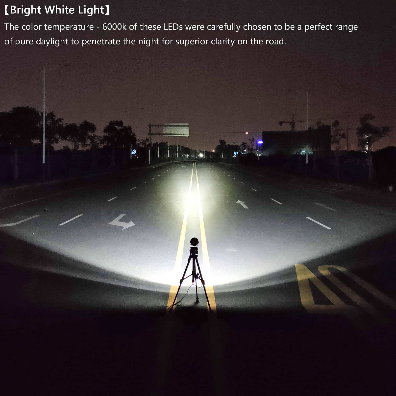 4 Inch Round Led Pod Lights, 60W Led Off Road Driving Fog Lights, Spot Auxiliary Bumper Light Bar Fit For 12V 24V Car Trucks Pickup ATV Boat Motorcycle (Pack of 2)