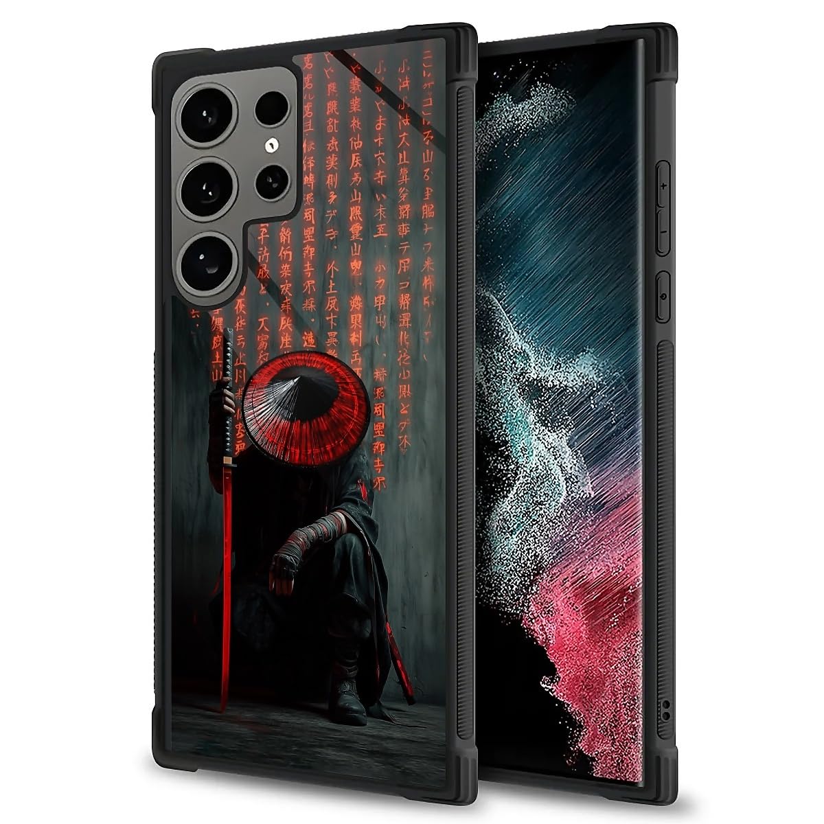 Compatible with Samsung Galaxy S24 Ultra Case,Samurai Galaxy S24 Ultra Case for Boys Man,Soft TPU Bumper Desgin Anti-Scratch Shockproof 6.9-inch